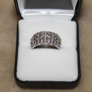 1/4 Ctw. Diamond Wedding Ring Sterling Silver